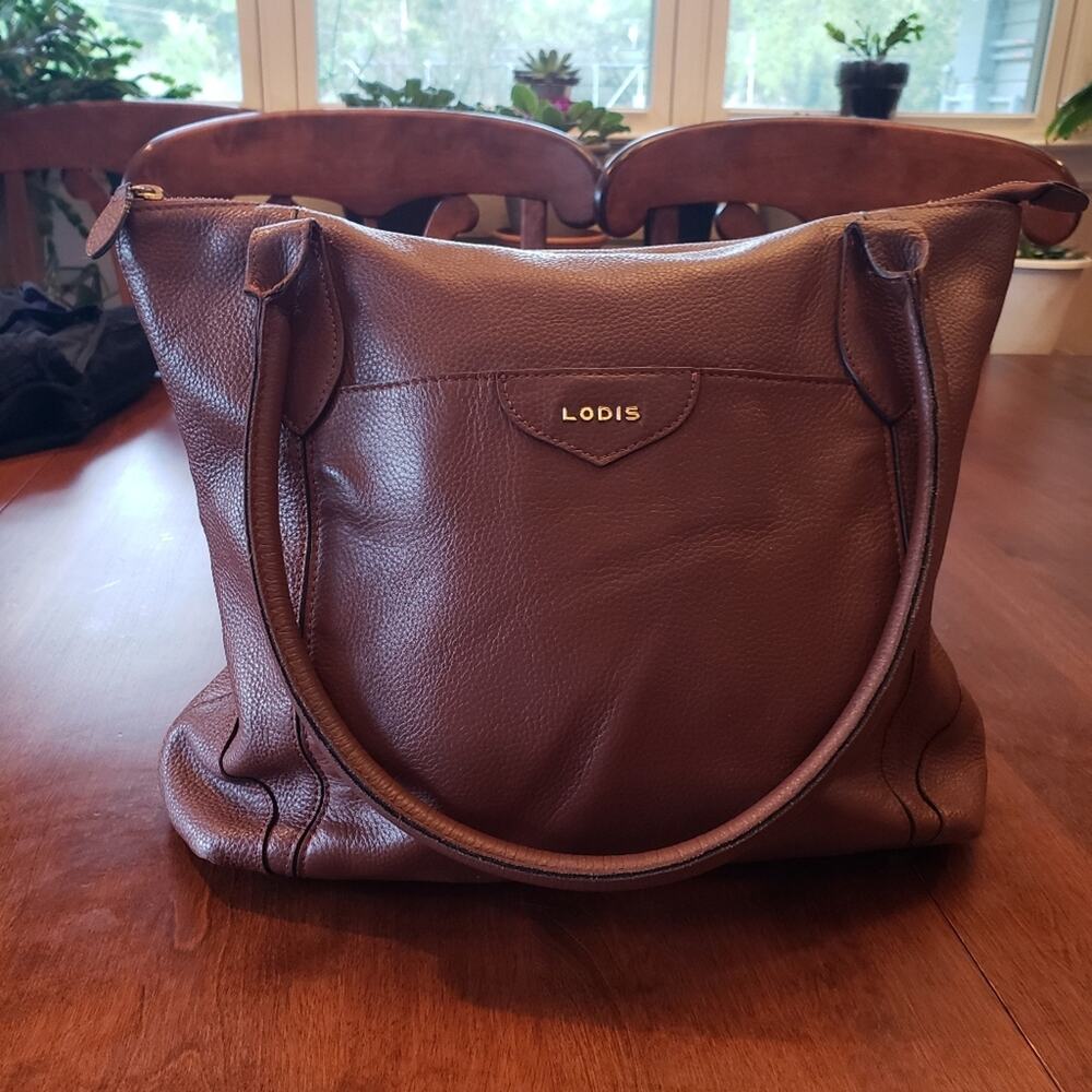 Lodis genuine leather‎ Siera tote brown
